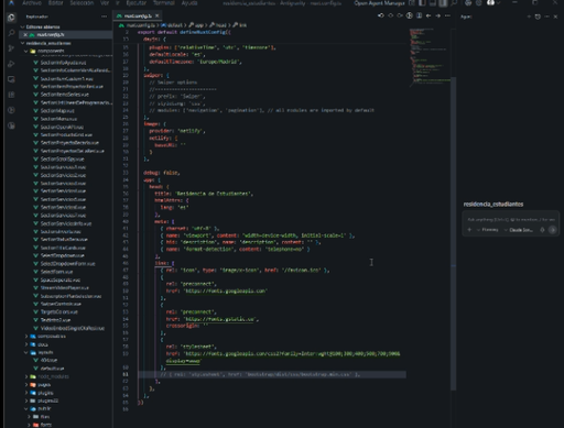 Formación tecnología web Residencia
